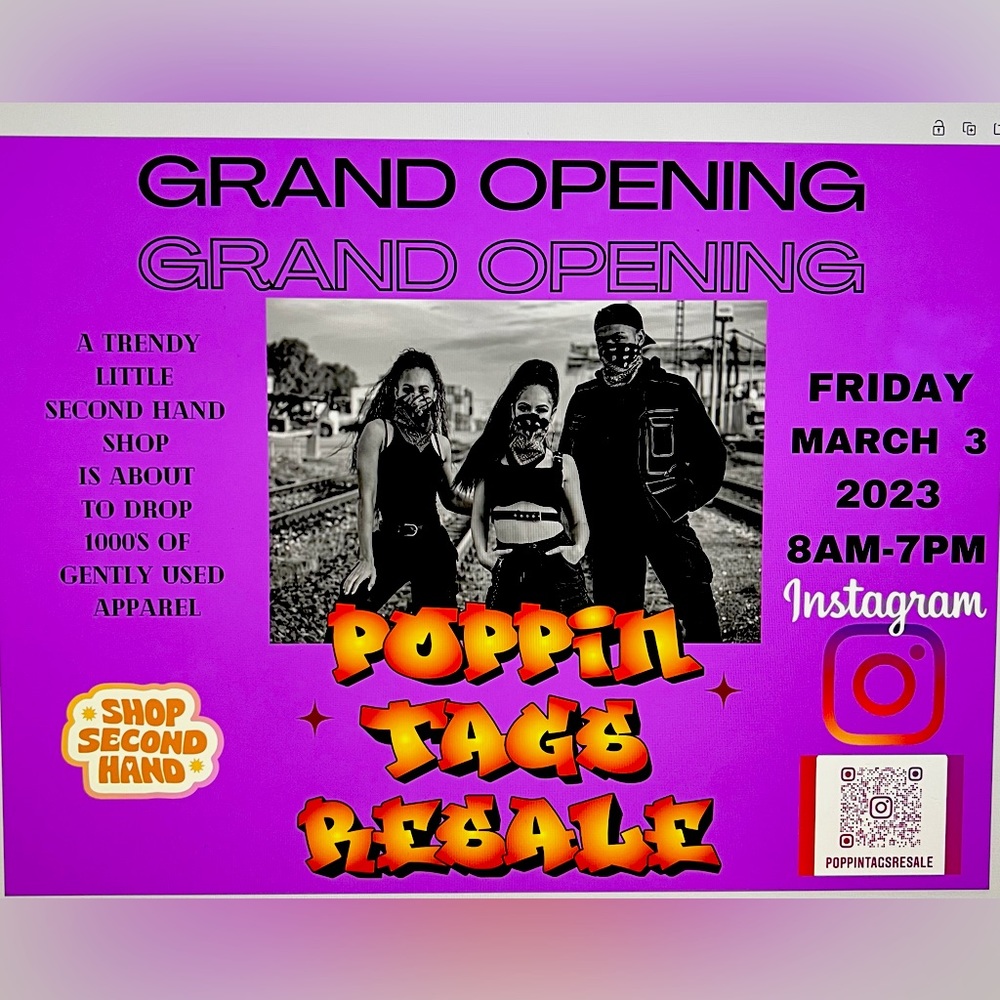 Opening soon! 3/3/23 this Friday 8am. follow us on instagram for more details.